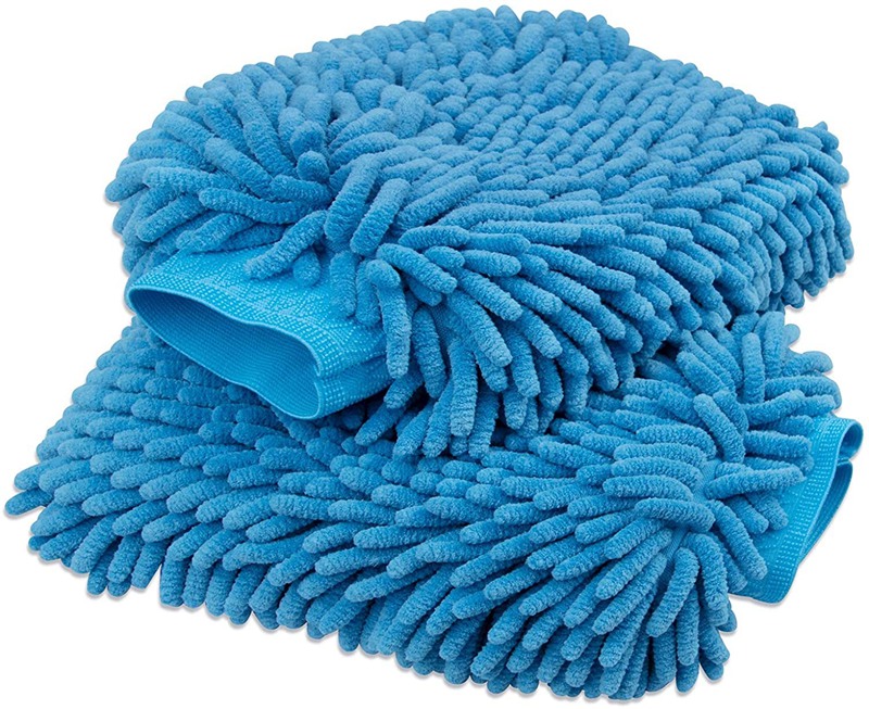 Microfiber Microfiber Chenille Car Wash Mitt